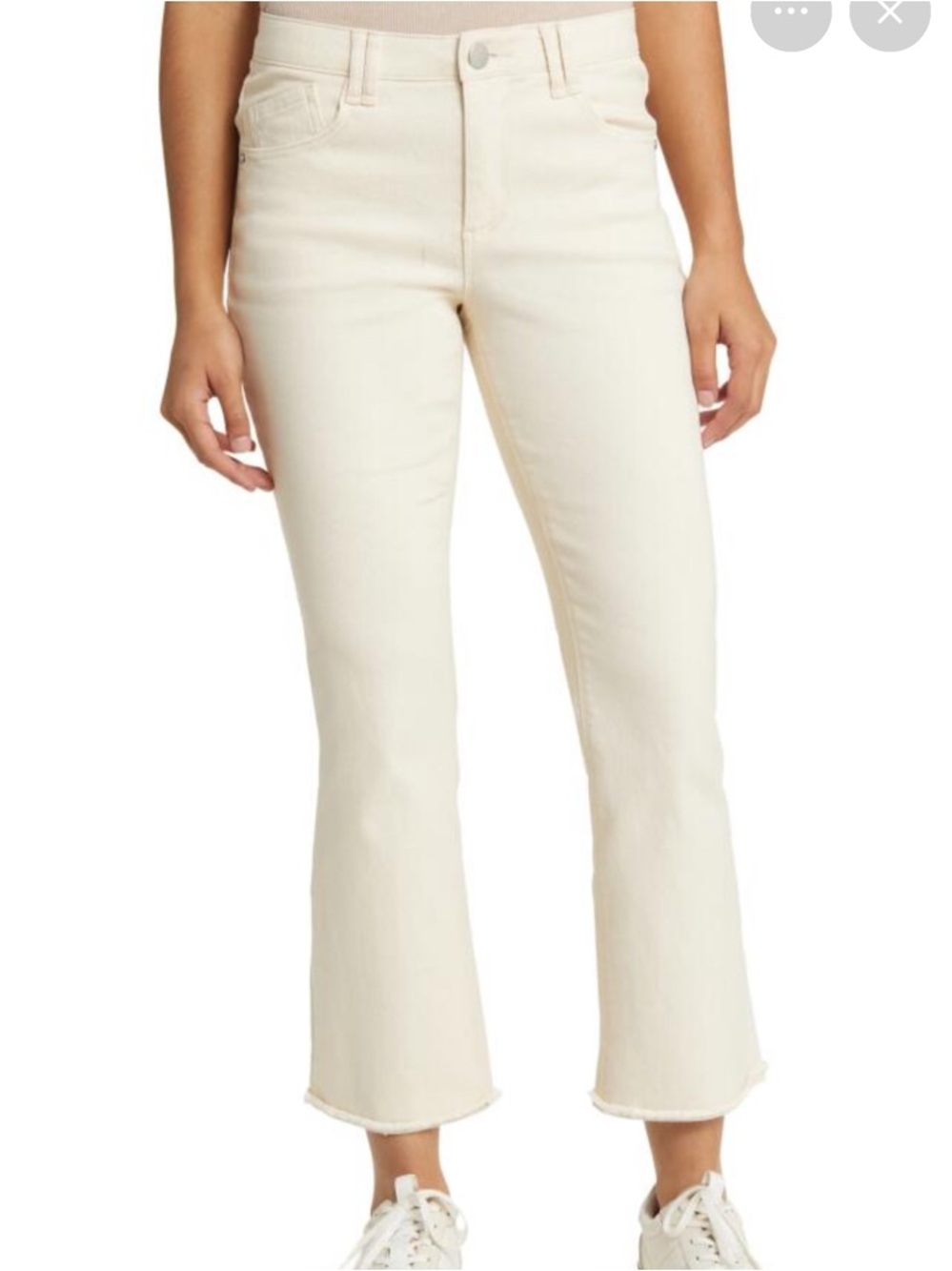 Wit & Wisdom Cream Jeans - Classic Straight Fit